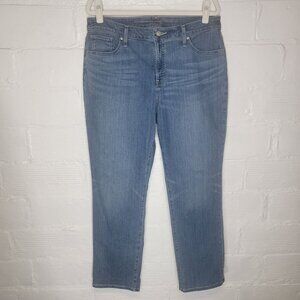 Chico's Women's Size 14 Jeans So Slimming Girlfriend Straight Leg